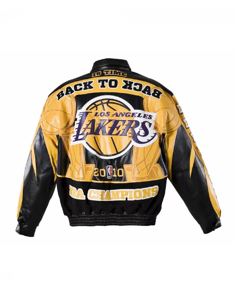 Yellow and Purple NBA Tough Season Los Angeles Lakers Jacket