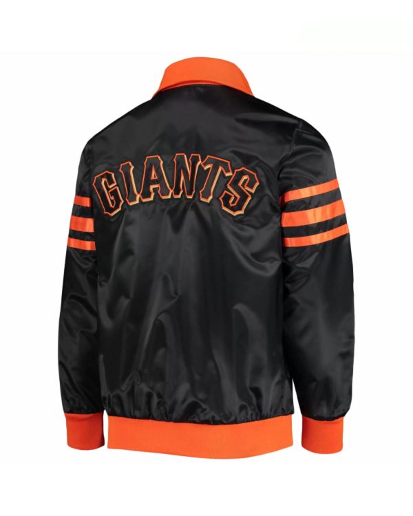 San Francisco Giants The Captain II Black Satin Jacket