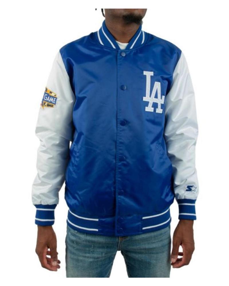 Starter Los Angeles Dodgers Championship Jacket Black/Blue