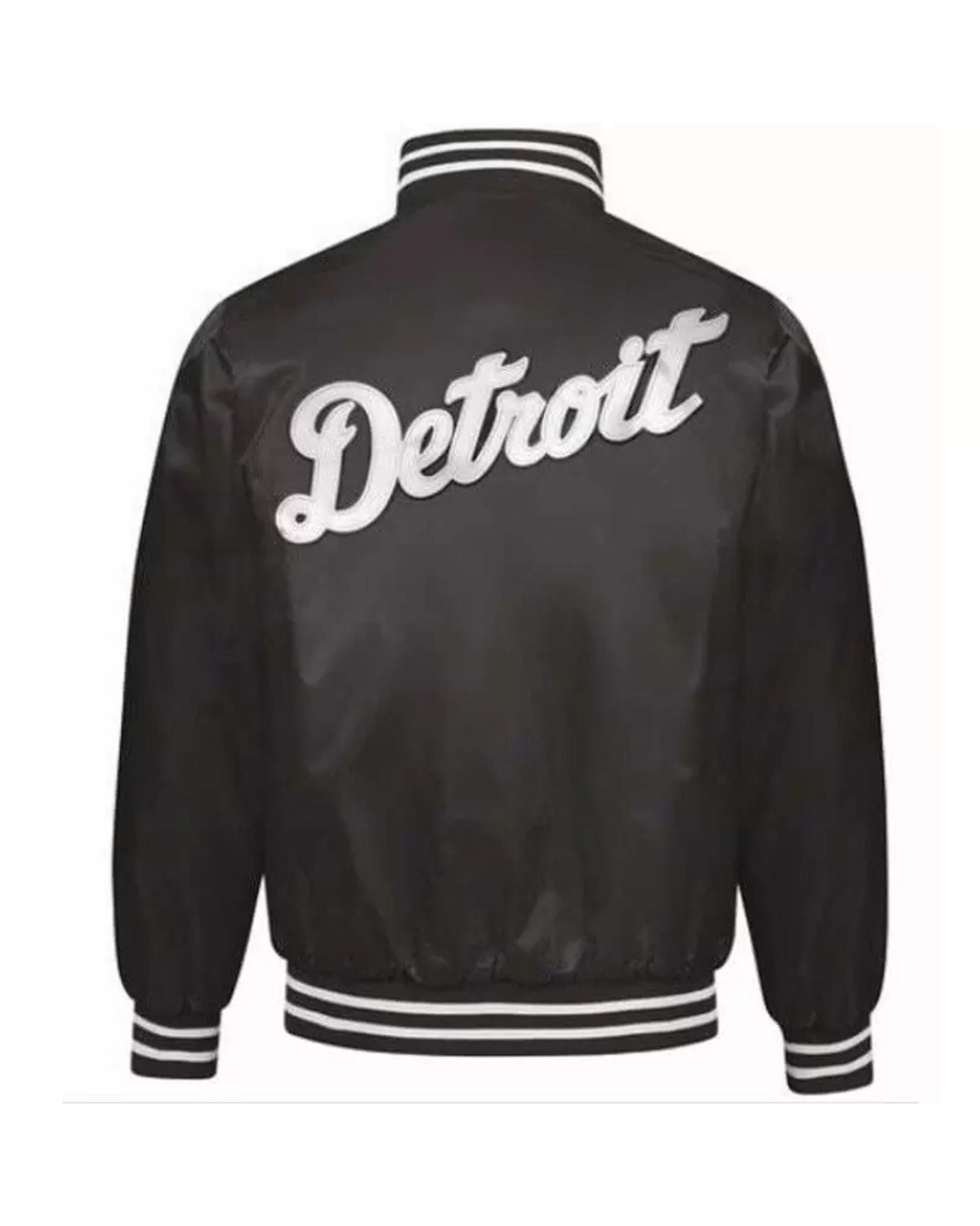 Detroit Tigers Old English D Patent Satin Jacket