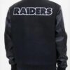 Black Las Vegas Raiders Pro Standard Varsity Jacket