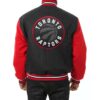 Black Red Jeff Hamilton Toronto Raptors Wool Jacket