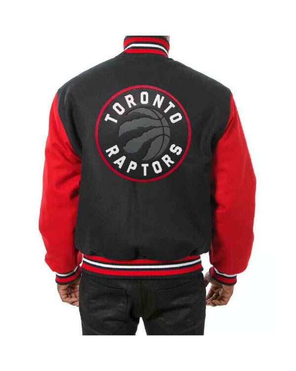 Black Red Jeff Hamilton Toronto Raptors Wool Jacket