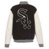 Black White Chicago White Sox Varsity Jacket