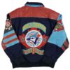 Blue Jays Back 2 Back Vintage Cotton Leather Jacket