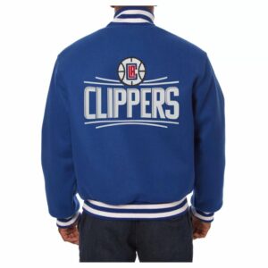Blue NBA Los Angeles Clippers Varsity Jacket