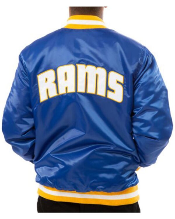 Starter Los Angeles Rams Satin Bomber Jacket