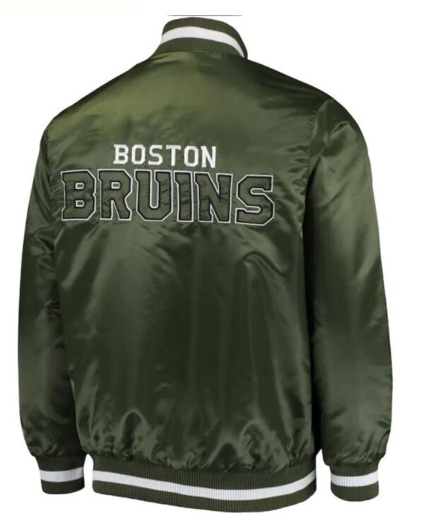Starter Boston Bruins Green Jacket