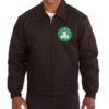 Workwear Boston Celtics Black Cotton Jacket