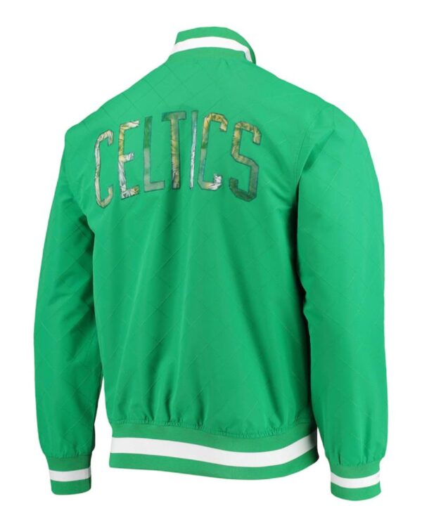 75th Anniversary Boston Celtics Hardwood Classics Kelly Green Jacket