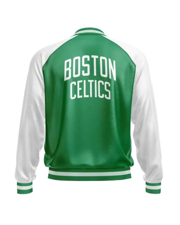 Boston Celtics NBA Leather Bomber Jacket