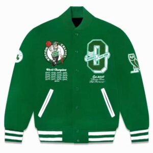 Boston Celtics October’s Very Own Green Varsity Jacket