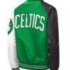 Boston Celtics Reliever Kelly Green/Black Varsity Satin Jacket