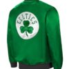 Starter Boston Celtics The Ambassador Green Full-Zip Satin Jacket