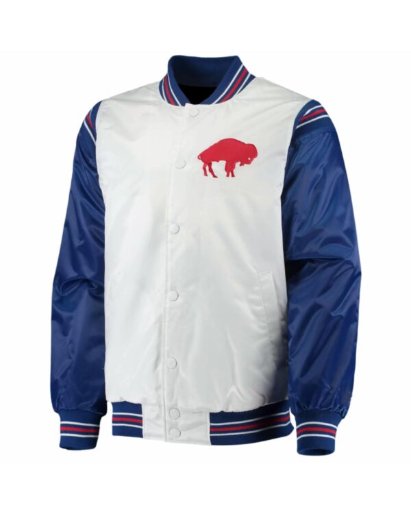 Buffalo Bills Historic Logo Renegade Satin Varsity Jacket