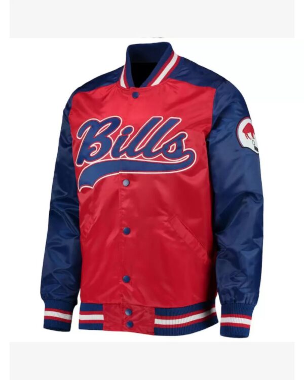 Buffalo Bills The Tradition Red NFL Satin Jacket