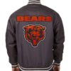 Chicago Bears NFL Charcoal Bomber Jacket
