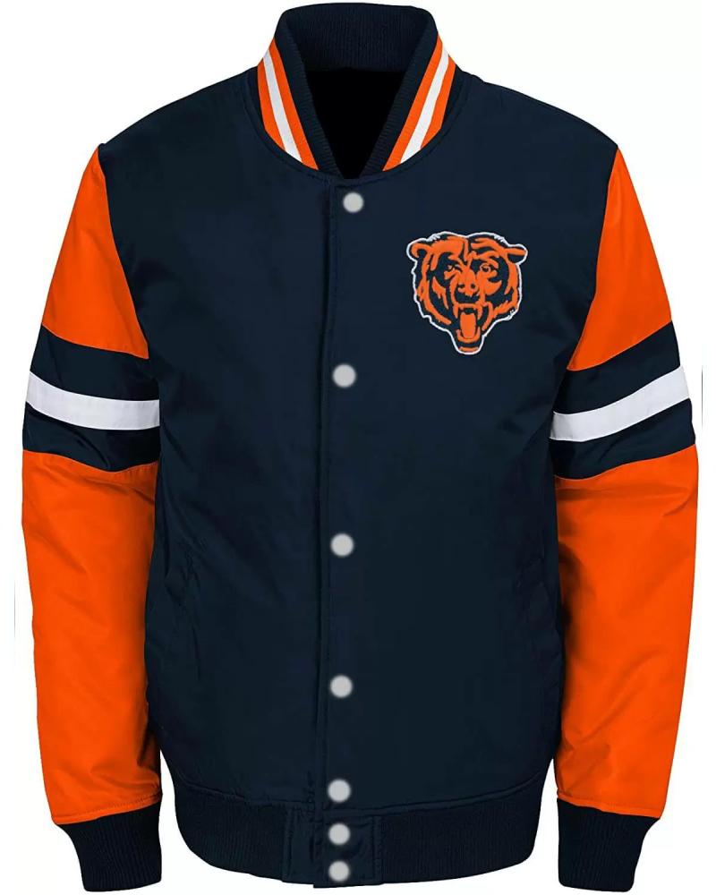 chicago bears windbreaker jacket