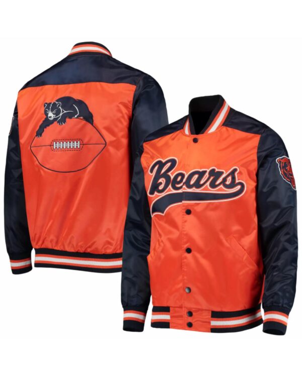 Chicago Bears NFL The Tradition Satin Jacket