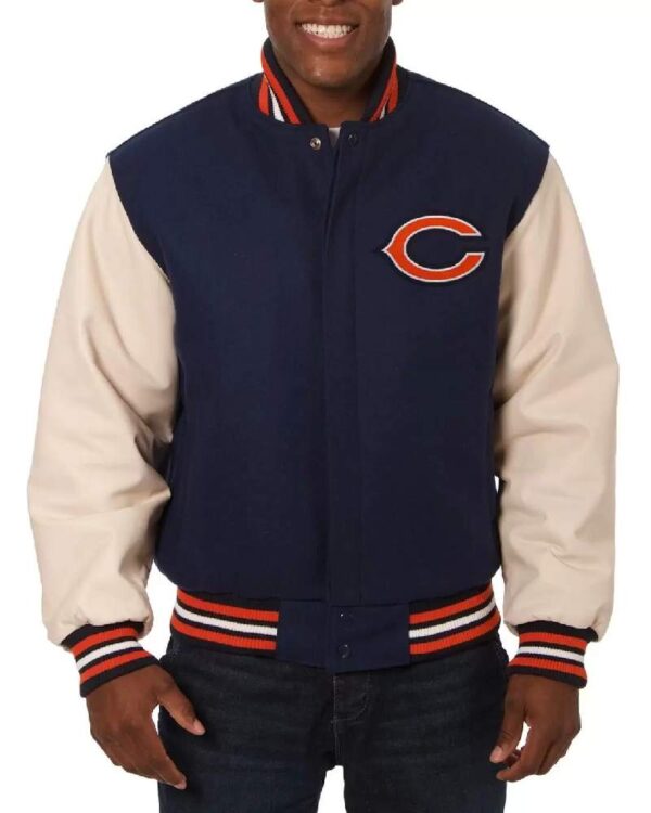 Chicago Bears Two Tone NFL Varsity Jacket