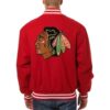 Chicago Blackhawks Red NHL Wool Jacket