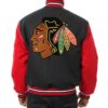 Chicago Blackhawks Two Tone Wool Jacket
