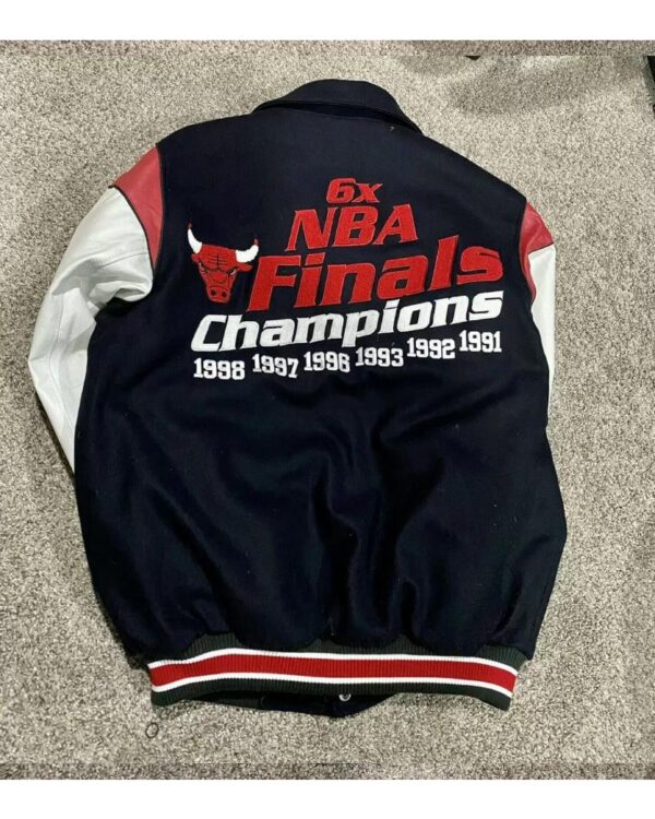 Chicago Bulls 6x Champion NBA Finals Varsity Jacket