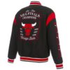Chicago Bulls Championship Reversible Wool Jacket