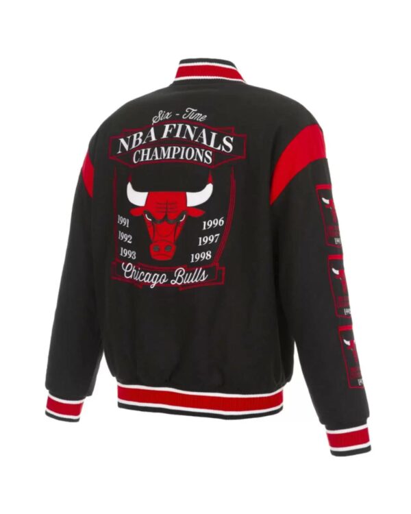 Chicago Bulls Championship Reversible Wool Jacket