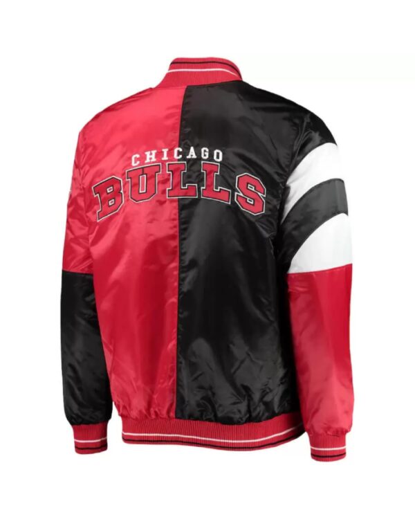 Chicago Bulls Color Block The Leader Satin Jacket