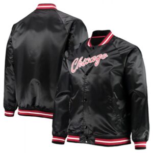 Chicago Bulls Hardwood Classics Raglan Satin Jacket