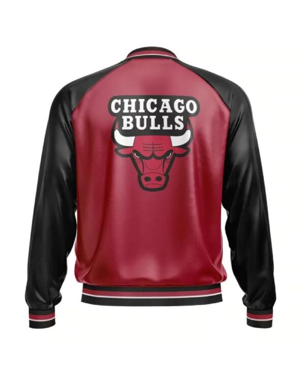 Chicago Bulls NBA Leather Bomber Jacket
