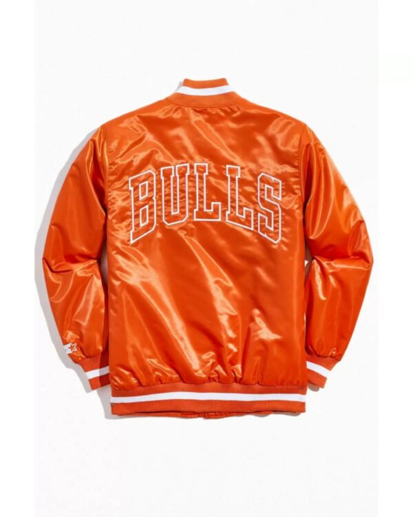 Chicago Bulls NBA Orange Satin Jacket