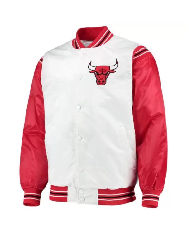 Chicago Bulls Renegade Satin Full Snap Jacket