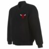 Chicago Bulls Black Wool Jacket