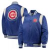Starter Chicago Cubs Varsity Satin Royal Blue / Cream Jacket