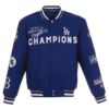 Authentic JH Design Los Angeles Dodgers Commemorative Reversible Wool Championship Jacket 