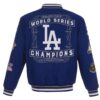 Authentic JH Design Los Angeles Dodgers Commemorative Reversible Wool Championship Jacket 