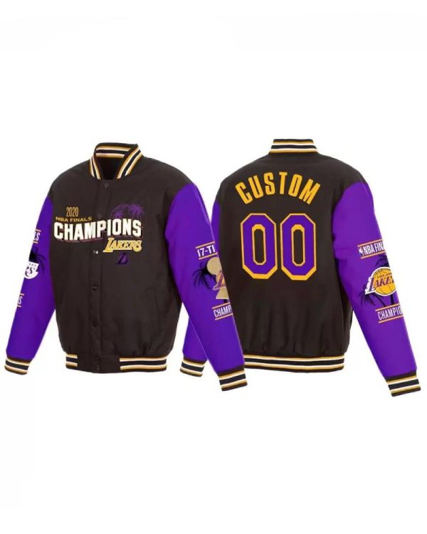 Custom 00 Los Angeles Lakers Polyester Jacket