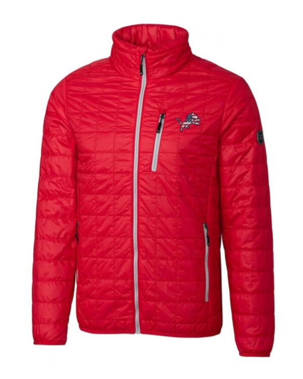 Puffer Detroit Lions Americana Rainier Red Jacket