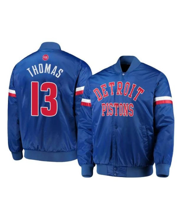 Detroit Pistons Khyri Thomas The Champ Satin Jacket