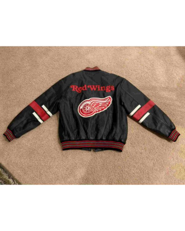 Detroit Red Wings 58 Sports Leather Jacket
