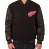Detroit Red Wings Black Varsity Jacket