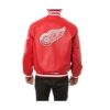 Detroit Red Wings Red NHL Leather Jacket