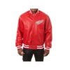Detroit Red Wings Red NHL Leather Jacket