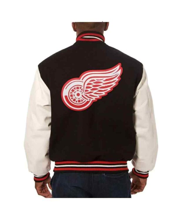 Detroit Red Wings Two Tone Varsity Jacket