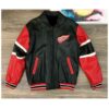 Detroit Red Wings Zip Vintage Leather Jacket