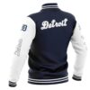 Detroit Tigers Navy White Varsity MLB Baseball Jacket
