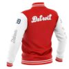 Detroit Tigers Red White Varsity MLB Baseball Jacket