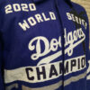 Dodgers JH Design 2020 World Series Champions Full-Snap Leather Jacket - Royal